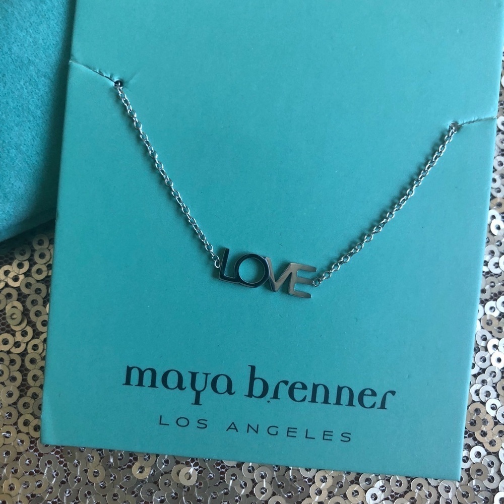 Maya Brenner Silver Love Bracelet — image 2 of 3